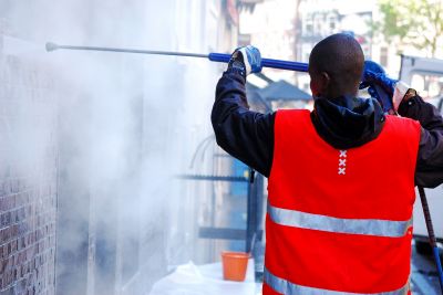Remove Graffiti from Sidewalks, Walls, and Buildings!